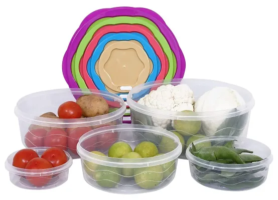 Rainbow Round Food Container