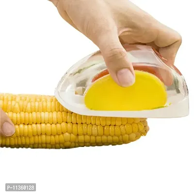 Maharaj Mall Plastic Corn Kernel Stripper Peeler Cutter Seeds Remover-thumb0