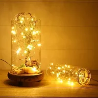 Aarchi's Shoppe Pack of 2 Wine Bottle Cork Copper Wire String Lights (3 Meter 20 LED in Each) - Christmas Decorative Led Lights for Christmas Decoration Bottle NOT Included-thumb1