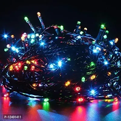 aarchi's Shoppe Diwali Decorative LED String Lights Serial Bulbs - Multi Color 25 Meter-thumb0