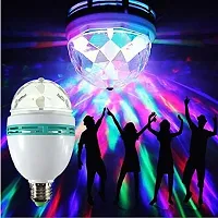 Sri Sai Tradelink 360 Degree Crystal Rotating Bulb Magic Disco LED Light for Party/Home/Diwali Decoration, Multicolour-thumb2