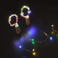 Sri Sai Tradelink Bottle Lights Multi Color Battery Powered, Cork Shaped Fairy String DIY, Party, Decor (Pack of 3) Botle NOT incuded-thumb2