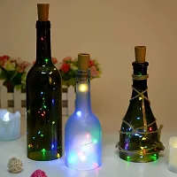 Sri Sai Tradelink Bottle Lights Multi Color Battery Powered, Cork Shaped Fairy String DIY, Party, Decor (Pack of 3) Botle NOT incuded-thumb3