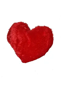 Shri Sai Heart Shaped Pillow, Soft Cushion Pillow in Red Big 50 CM (50 CM X 40 CM X 10 CM )-thumb1