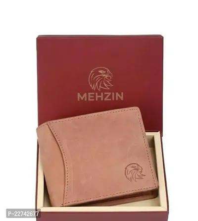 Stylish Solid Tan Wallet For Men