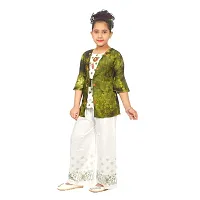 Stylish Fancy Designer Cotton Clothing Set For Kids Girls Pack Of 1-thumb1