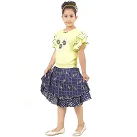 Stylish Fancy Designer Cotton Clothing Set For Kids Girls Pack Of 1-thumb1