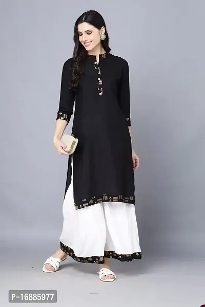 BADRIKA Kurti and White sharara with Printed Border-thumb3