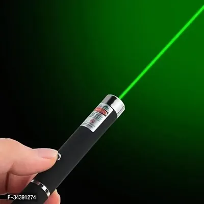 Powerful Green Laser Light Pen Beam for Presentation with Adjustable Cap to Change Project Design | 2000 Metres Laser Pointer Pen, Long Range | Extra Disco Light Effect-thumb4