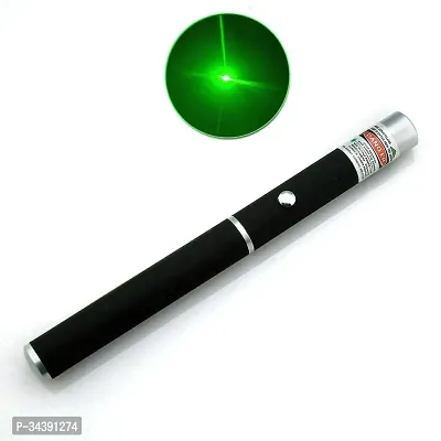 Powerful Green Laser Light Pen Beam for Presentation with Adjustable Cap to Change Project Design | 2000 Metres Laser Pointer Pen, Long Range | Extra Disco Light Effect-thumb3