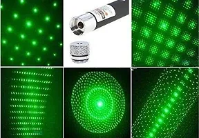 Ultra Powerful Green Laser Light Pen Beam for Presentation with Adjustable Cap to Change Project Design | 2000 Metres Laser Pointer Pen, Long Range | Extra Disco Light Effect-thumb3