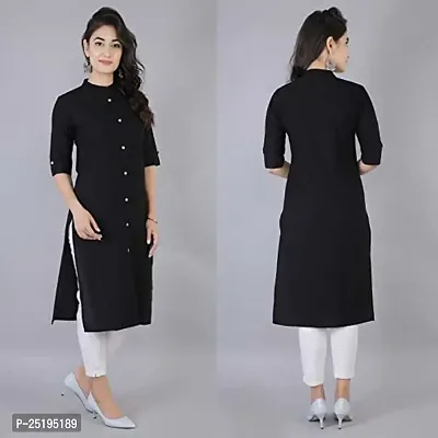 Tanvi Creations Womens Rayon Front Slit Kurta (Size XS to 5XL)-thumb2