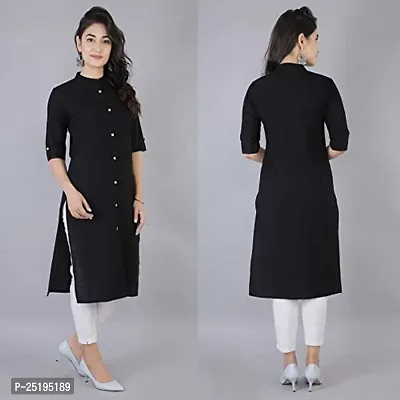 Tanvi Creations Womens Rayon Front Slit Kurta (Size XS to 5XL)-thumb3