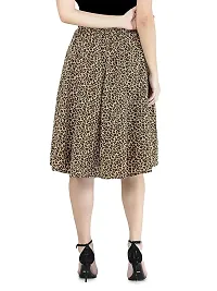Classic Crepe Printed Skirts for Women-thumb3