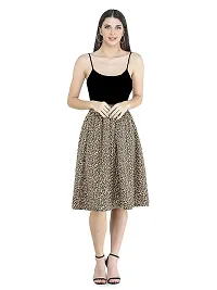 Classic Crepe Printed Skirts for Women-thumb4