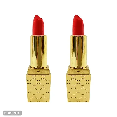 Matte Red Color Lipstick (Pack of 2)