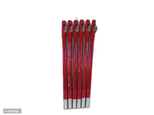 Lip and Eye Pencil Red Set Of 6