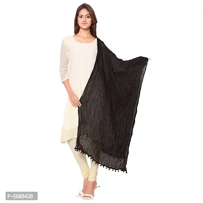 Women Cotton Solid Dupatta-thumb0