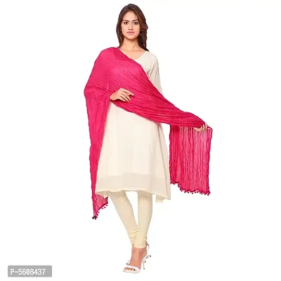 Women Cotton Solid Dupatta