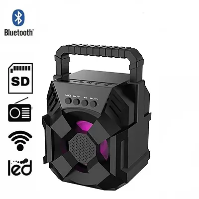 New Extra Baas Stereo sound quality |Led Colour Changing Lights | mini Home theatre| Speaker Support TF/USB/Pen Drive/AUX Slot Bluetooth Car Speaker