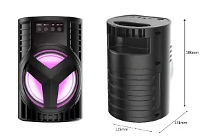 WS-03 Wireless Multimedia Rechargeable Karaoke Amplifier System Sound Box Portable Outdoor Sound bar Extra deep bass, LED Lights Sub-woofer Laptop/Desktop Speaker Playback time of 8 Hours [ Free Mic ]-thumb1
