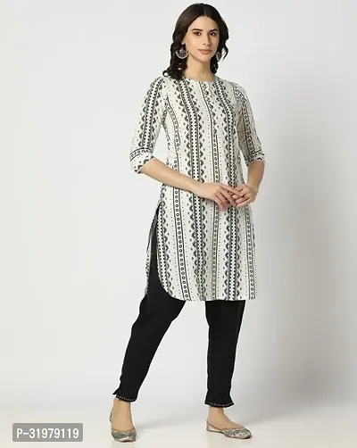 Stylish Multicoloured Cotton Kurta For Women