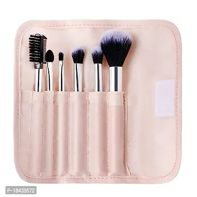 Synthetic Bristle Makeup Brush Set-thumb0