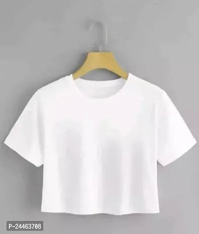 Elegant Imported Crop Top For Women-thumb0