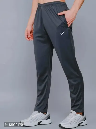 Classic Lycra Solid Track Pant For Men