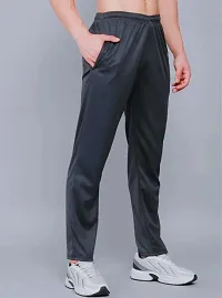 Classic Lycra Solid Track Pant For Men-thumb2