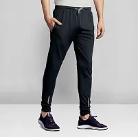 Classic Lycra Solid Track Pant For Men-thumb2