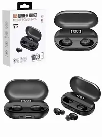 TWS T2 Wireless Earbuds Bluetooth Headset Bluetooth Headsetnbsp;nbsp;(Black, True Wireless)-thumb4