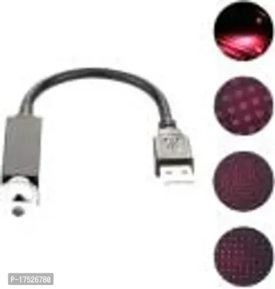 BLACK USB LED Light Star Projector Parties,Home Decor, Bedroom, Car Light USB Ambient Light(PACK OF 1)-thumb2