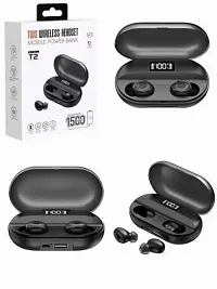 T2 Tws Bluetooth true wireless with power bank headset,earbuds Bluetooth without Mic Headsetnbsp;nbsp;(Black, True Wireless)-thumb3