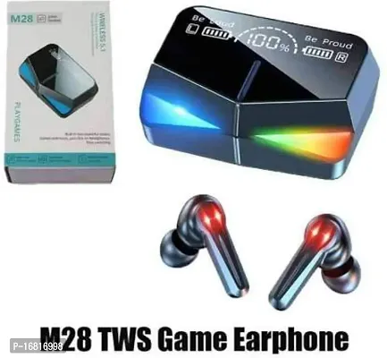 nbsp;TWS M28 Gaming Earbuds with 2000 MAH Power Bank Upto 280Hrs Playback K35 Bluetooth Headsetnbsp;nbsp;(Black, True Wireless)