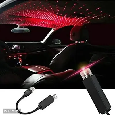 Projection Car Light USB Ambient Light M28 Led Light(red)