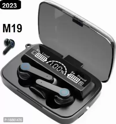 india New Edition TWS M19 Gaming Earbuds Bluetooth5.0 Wireless LED Digital DisplayN9 Bluetooth Headsetnbsp;nbsp;(Black, True Wireless)-thumb3