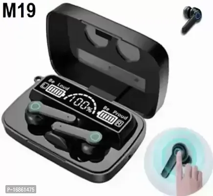 Exclusive Edition M19 Wireless Headphone with Powebank Touch J2 Bluetooth Headsetnbsp;nbsp;(Black, True Wireless)-thumb4