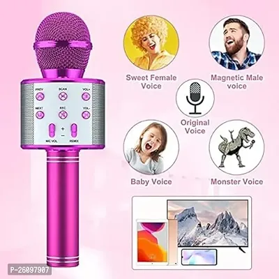 WS 858 Portable Wireless USB Microphone Professional Condenser Karaoke mic pack of 1-thumb2
