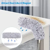 Duster with 100 inches Expandable Pole Handle Washable Duster for High Ceiling Fans, Window Blinds, Furniture PACK OF 1-thumb3