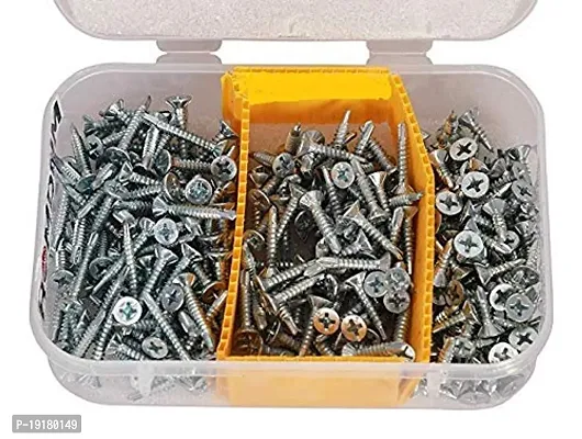 Self-Drilling Screw Csk Head Screws (13mm,19mm,25mm Total 250Pcs)