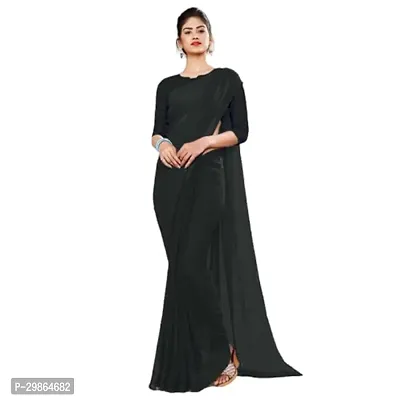 Beautiful Lycra Saree Without Blouse Piece For Women