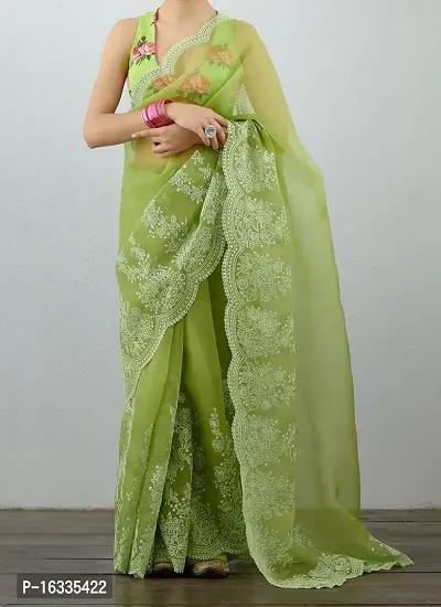 Stylish Cotton  Saree with Blouse piece-thumb0