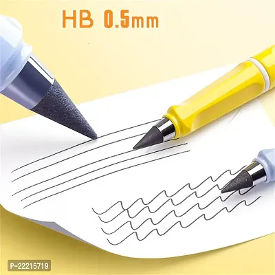 Black Technology Pencil,Long Lasting Writing Pencil,Inkless Pencil,No Sharpen Pencils With Eraser,Reusable Pencil Multicolour)-thumb3
