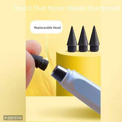 Black Technology Pencil,Long Lasting Writing Pencil,Inkless Pencil,No Sharpen Pencils With Eraser,Reusable Pencil Multicolour)-thumb4
