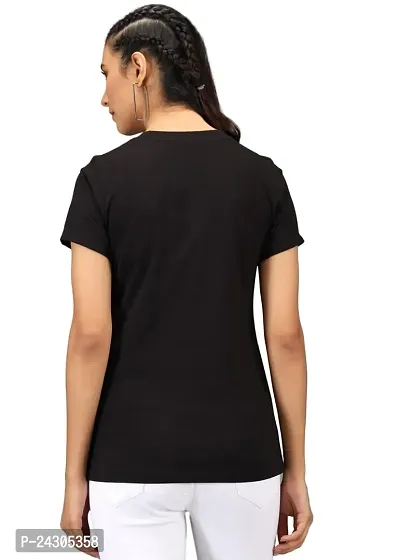 Stylish Women Polycotton Casual Regular Fit T-Shirt-thumb2