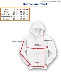 Regular Fit Full Sleeves Hooded Neck Printed Small Never Mind Winter Wear Casual Sweatshirt Hoodie for Menw-thumb2