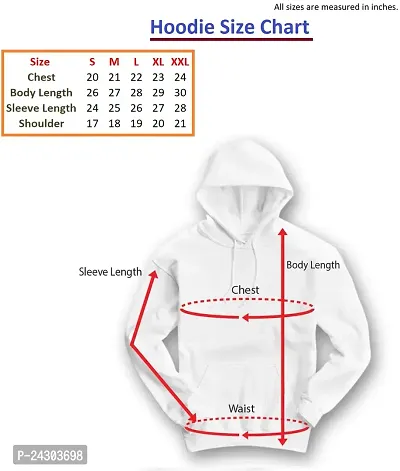 Regular Fit Full Sleeves Hooded Neck Printed Small Never Mind Winter Wear Casual Sweatshirt Hoodie for Menw-thumb3