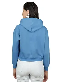 Stylish Women Fleece Hoodie Sweatshirt for winter-thumb1