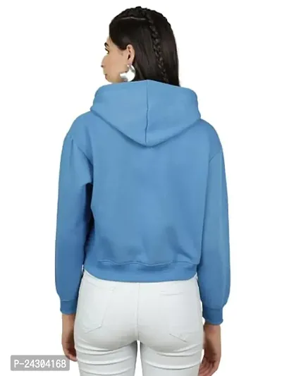 Stylish Women Fleece Hoodie Sweatshirt for winter-thumb2